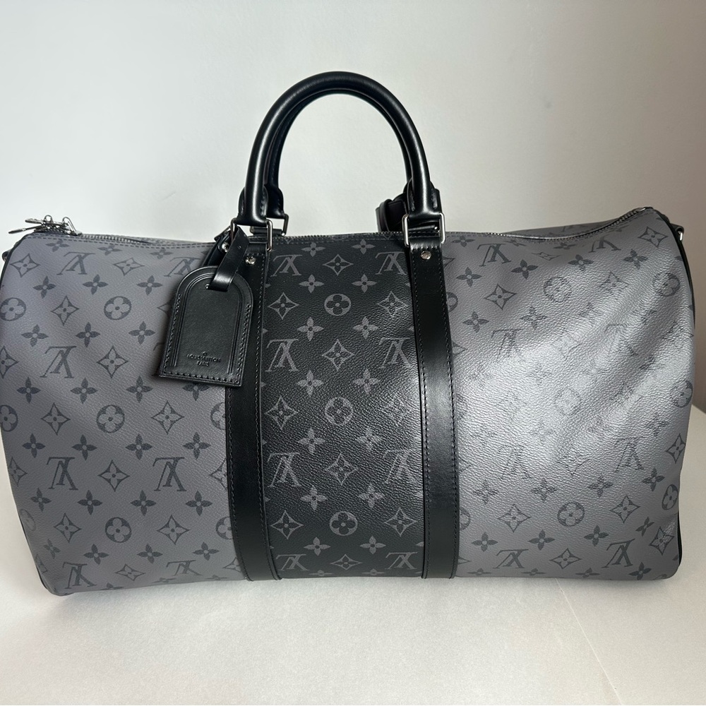 Louis Vuitton Monogram Reverse Eclipse Keepall 50